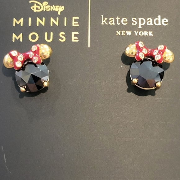 NWT | Disney X Kate Spade New York | Minnie Stud Earrings - Picture 4 of 6